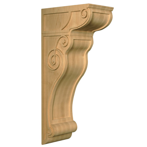 Osborne Wood Products 22 x 6 x 10 Empire Contemporary Corbel in Alder 8774A